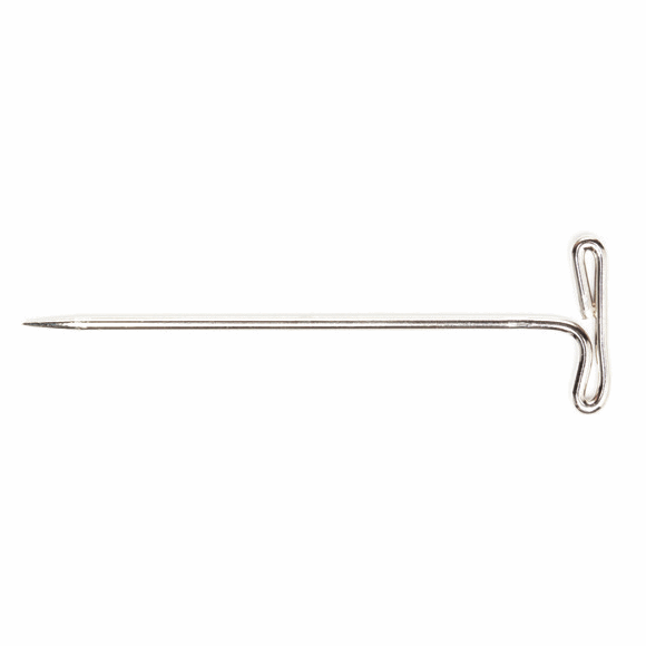 Hemline Nickel T-Pins - 51mm (Pack of 20)