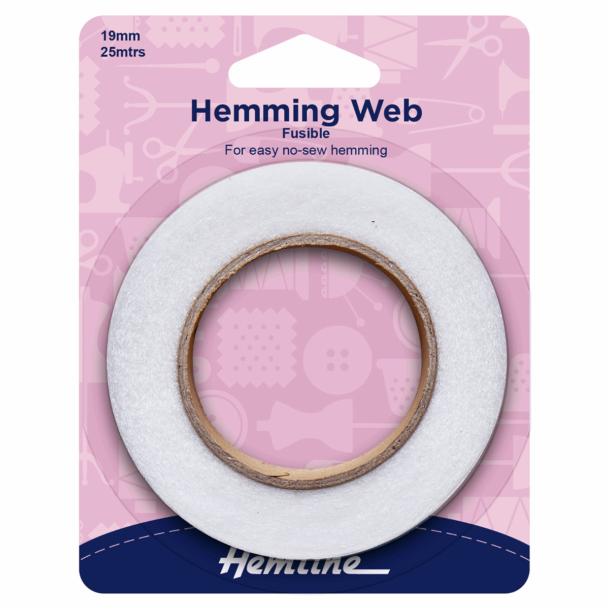 Hemline Fusible Hemming Web - 25m x 19mm