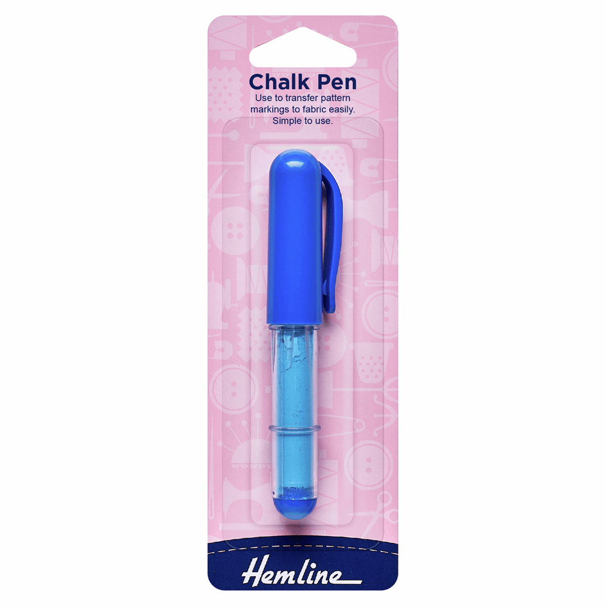 Hemline Blue Chaco Chalk Pen