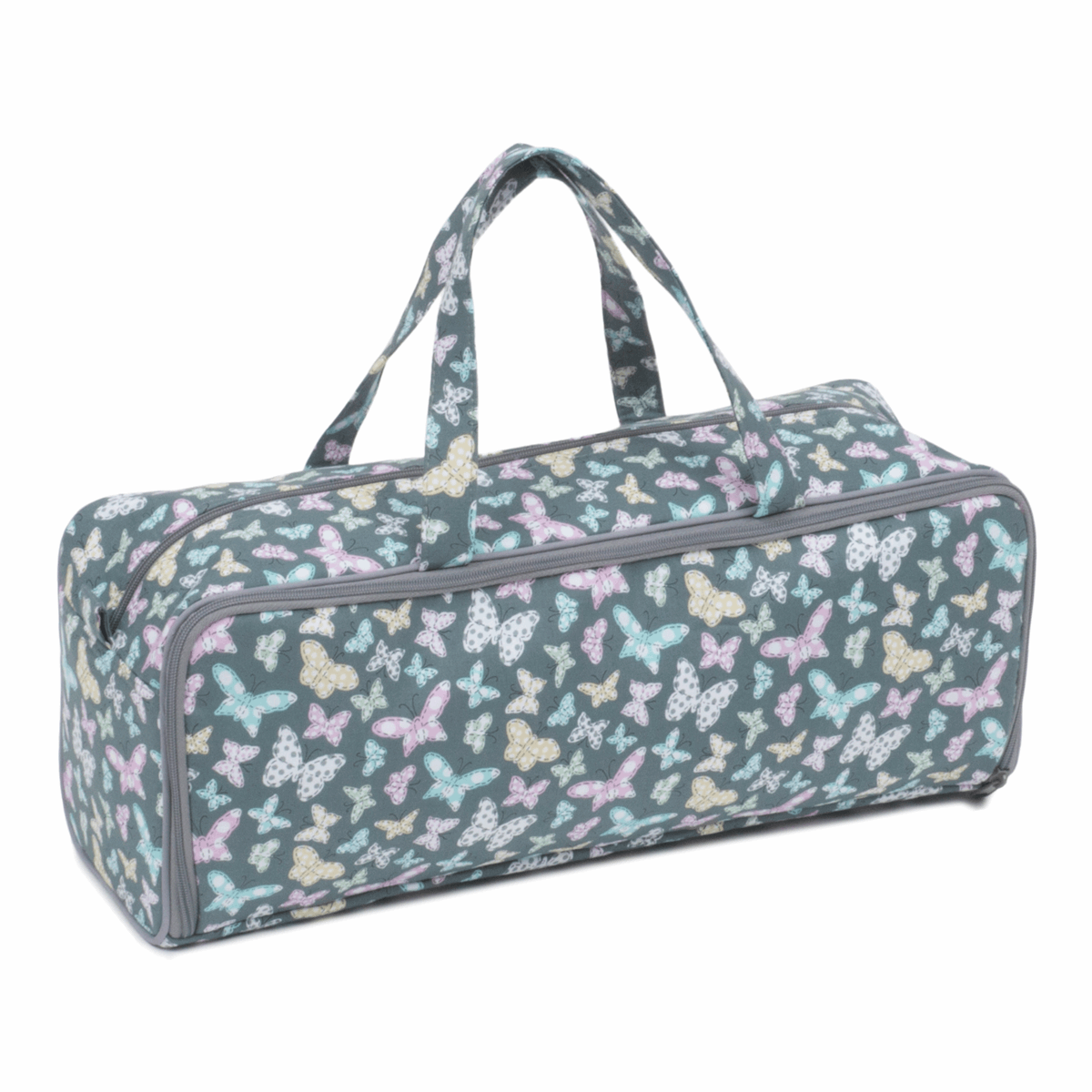 Knitting Bag with Pin Case - Stitched Butterflies