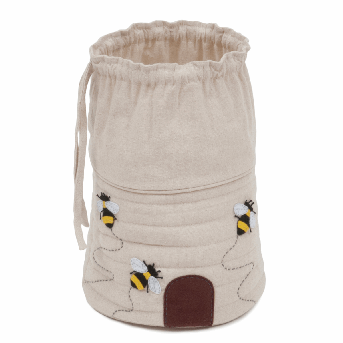 Drawstring Craft Bag - Bee Hive