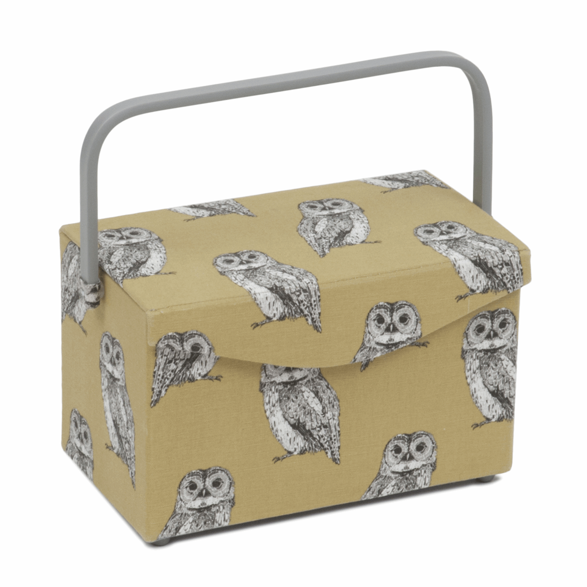 Owlet Sewing Box with Fold Over Lid - Medium