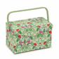 Tropical Lime Sewing Box with Lid - Medium