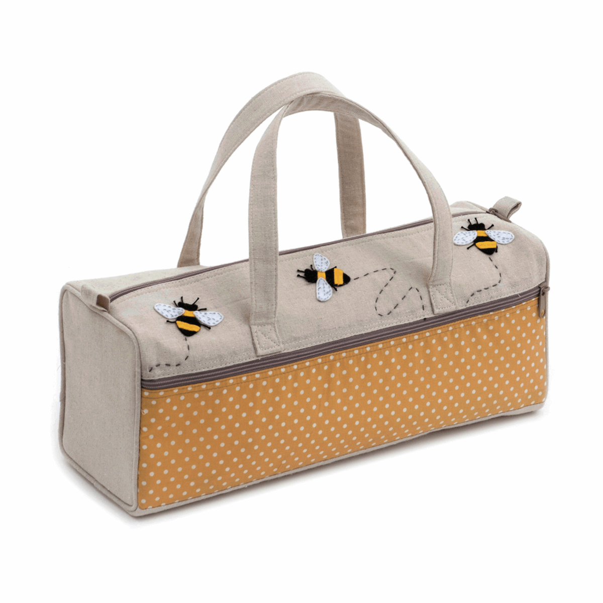 Bumble Bee Applique Knitting Bag