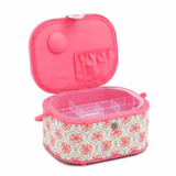 Blossoming Trellis Sewing Box - Large Oval