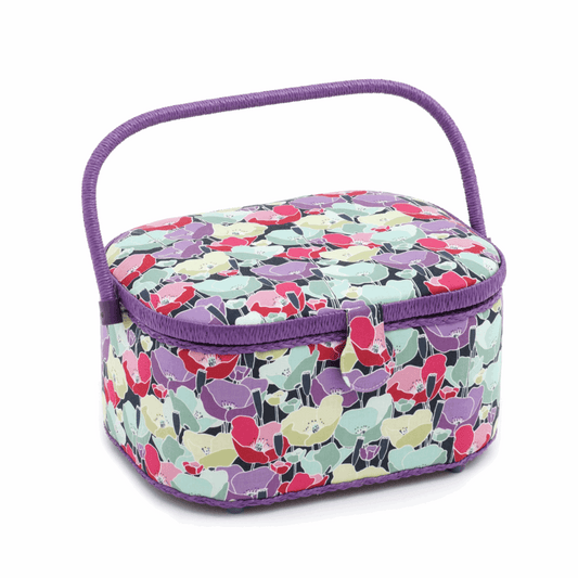 Spring Flowers Sewing Box - Large Oval