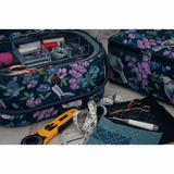 Floral Birds Sewing Box - Large Oval