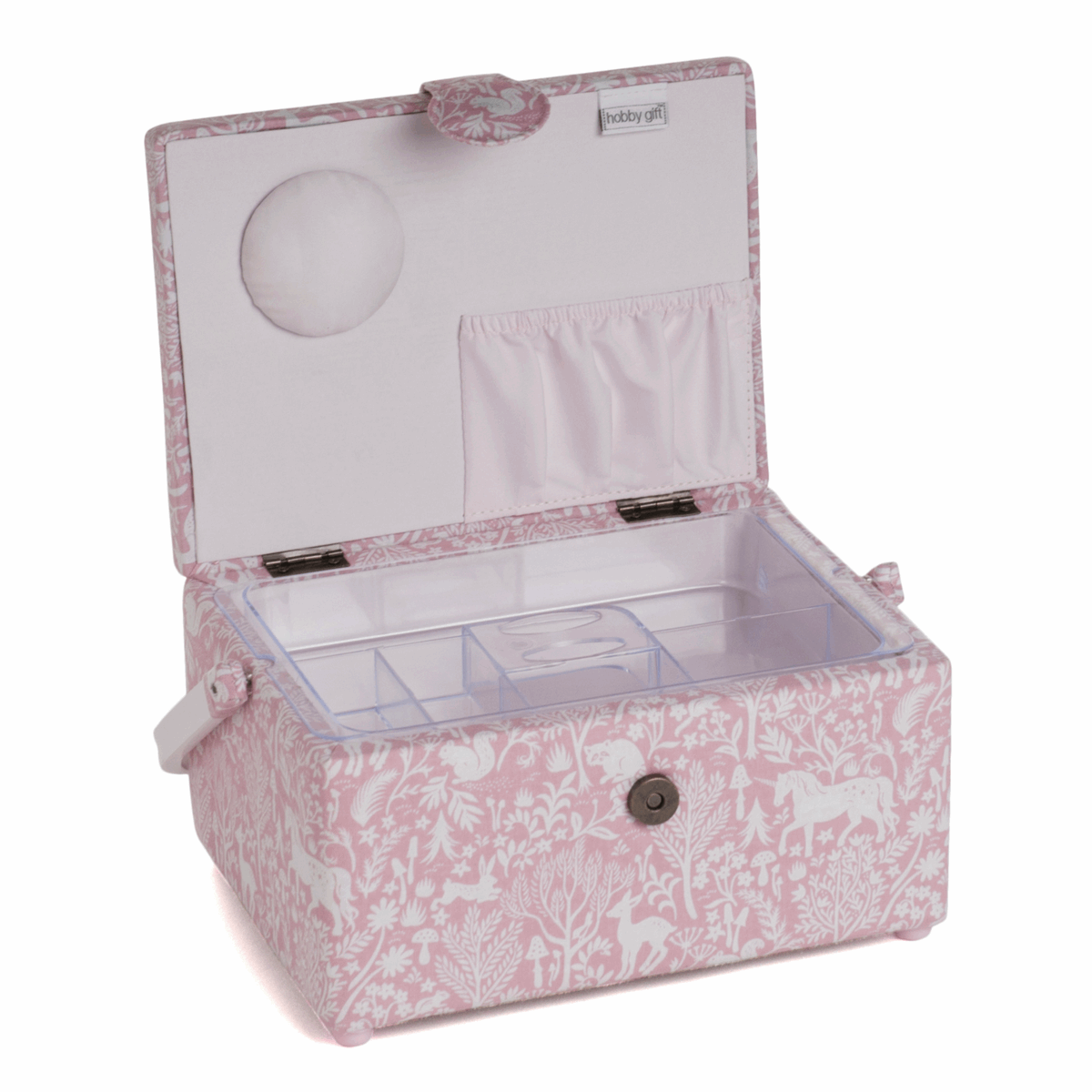 Forest Frolic Sewing Box with Handle - Medium