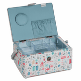 Stitch in Time Sewing Box with Handle - Medium