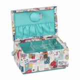 Sew Retro Sewing Box with Handle - Medium