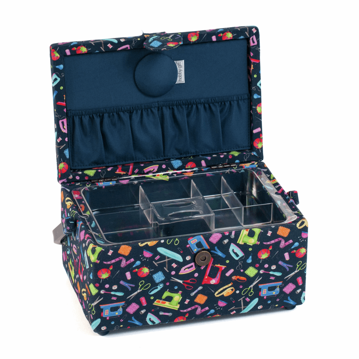 Mini Sew Machines Sewing Box with PVC Handle - Medium