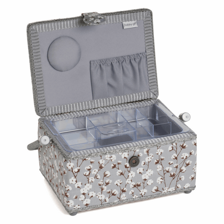 Cotton Plant Sewing Box - Medium