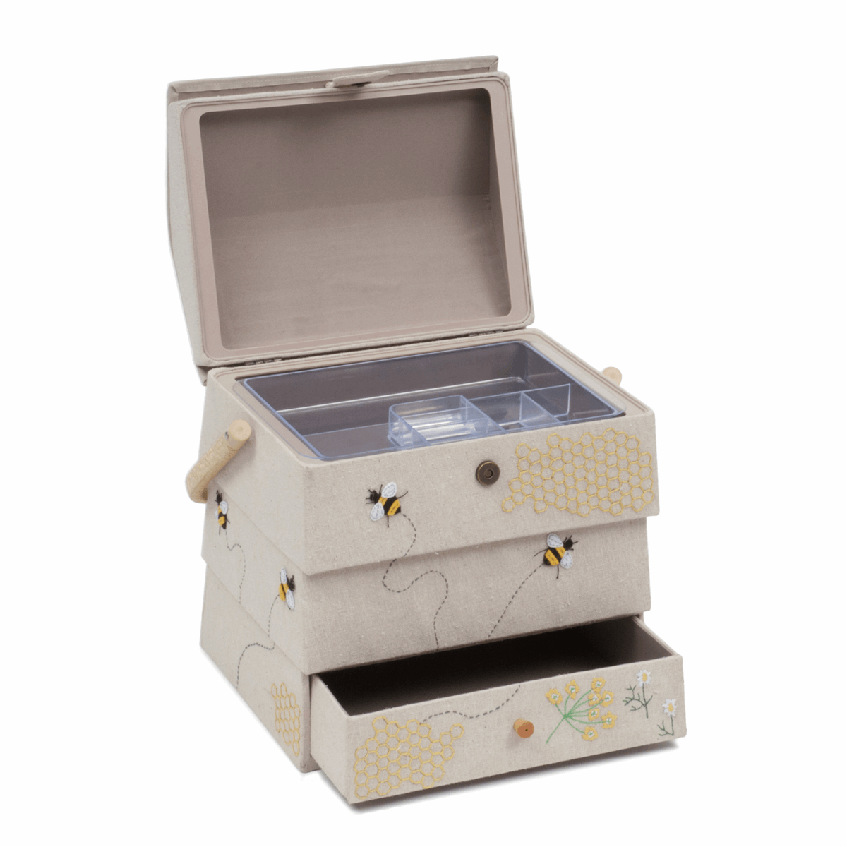 Bee Hive with Drawer Sewing Box - XLarge