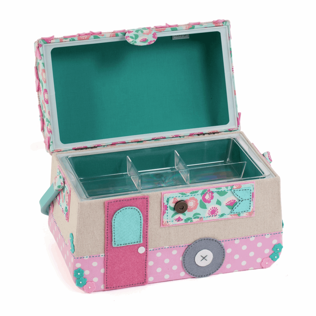 Caravan Appliqué Sewing Box