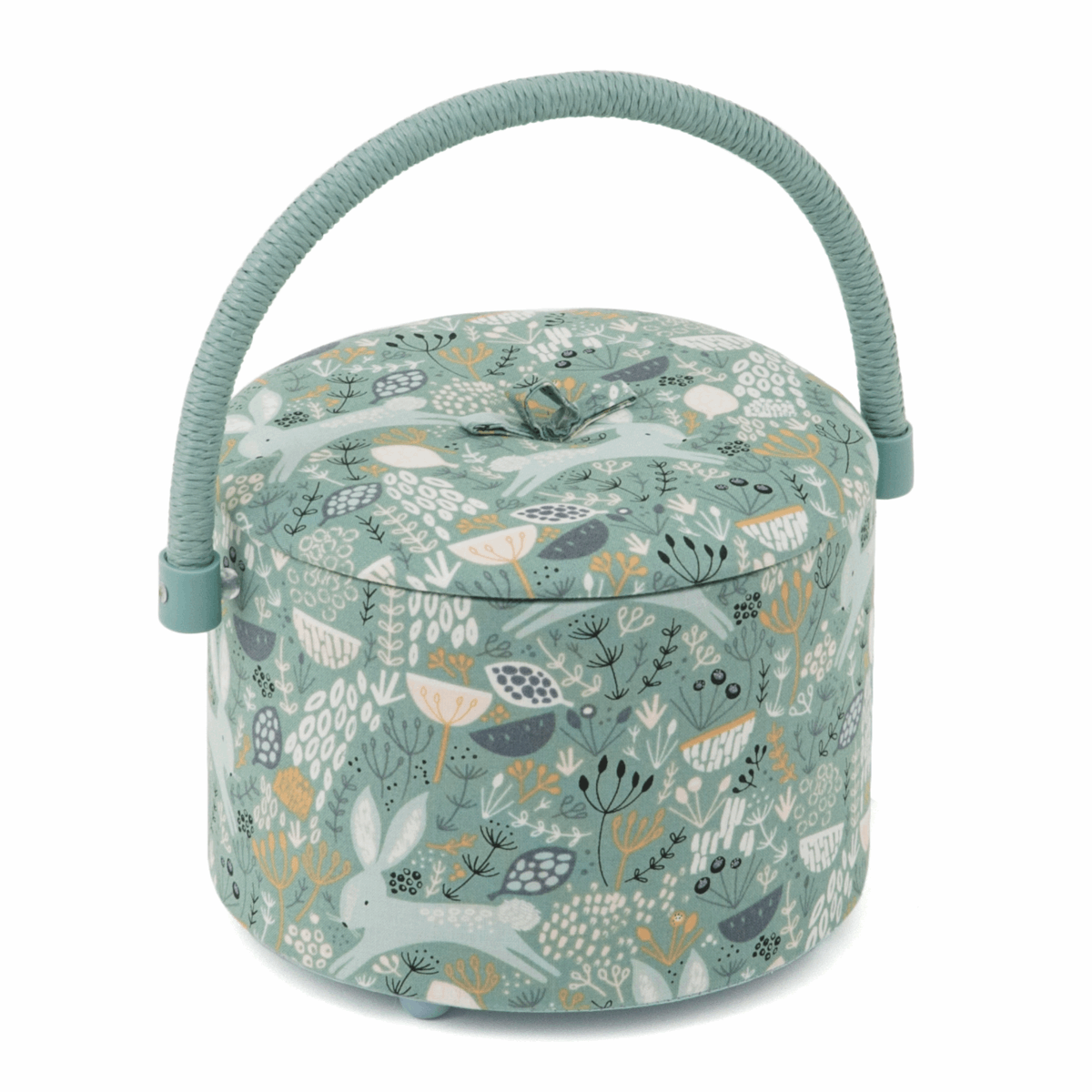 Round Craft Organiser - Woodland Rabbits