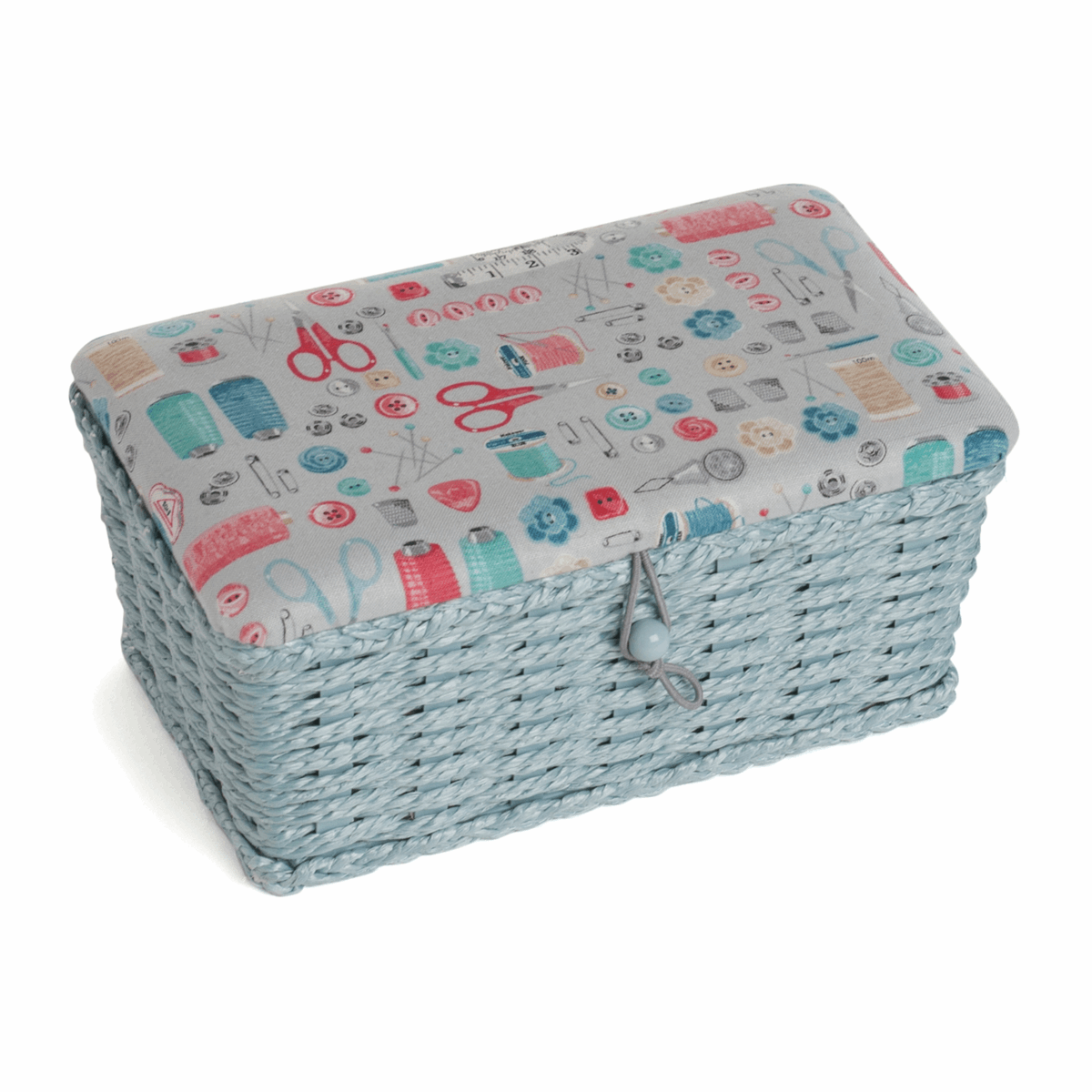 Stitch in Time Linen Woven Sewing Box - Small