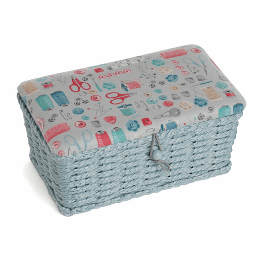 Stitch in Time Linen Woven Sewing Box - Small