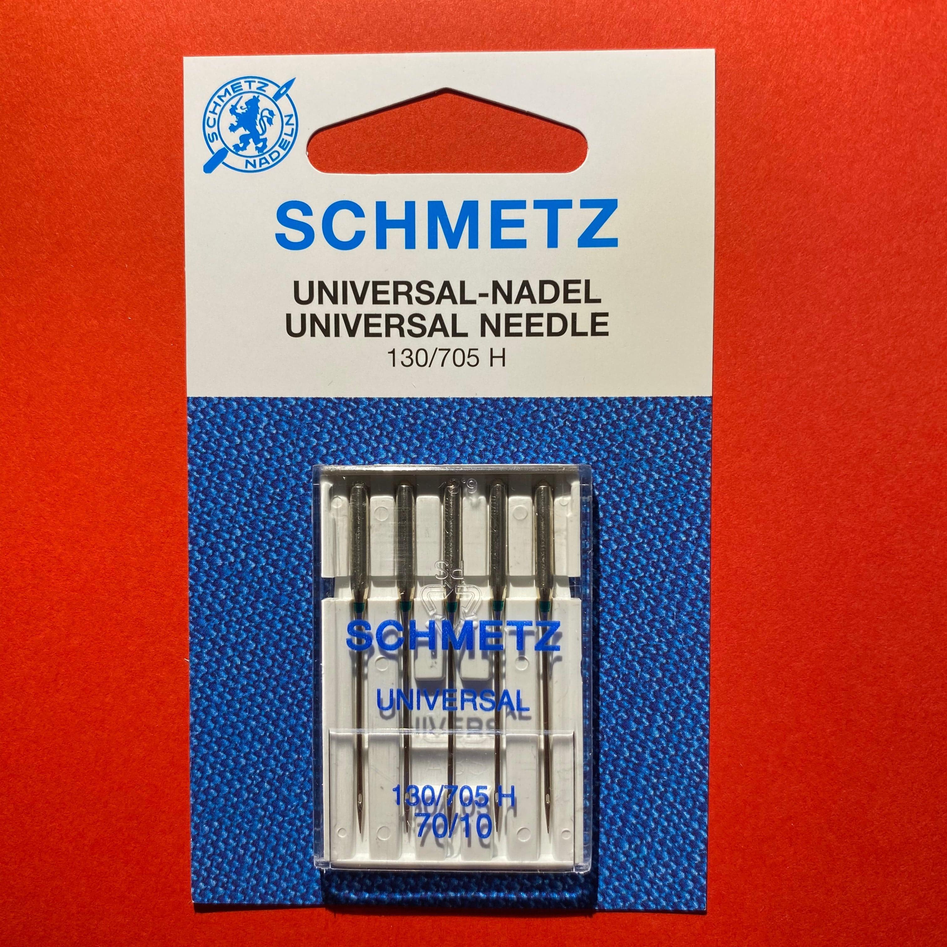 Schmetz Universal Needles 130/705 H 70/10 Sheer to lightweight - 5 pack