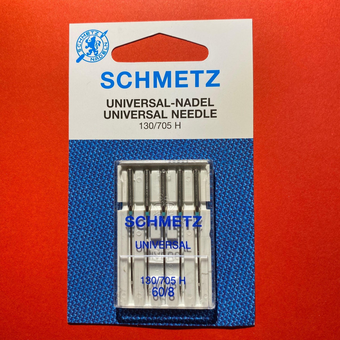 Schmetz Universal Needles 130/705 H 60/8 Sheer to Very Lightweight - 5 pack