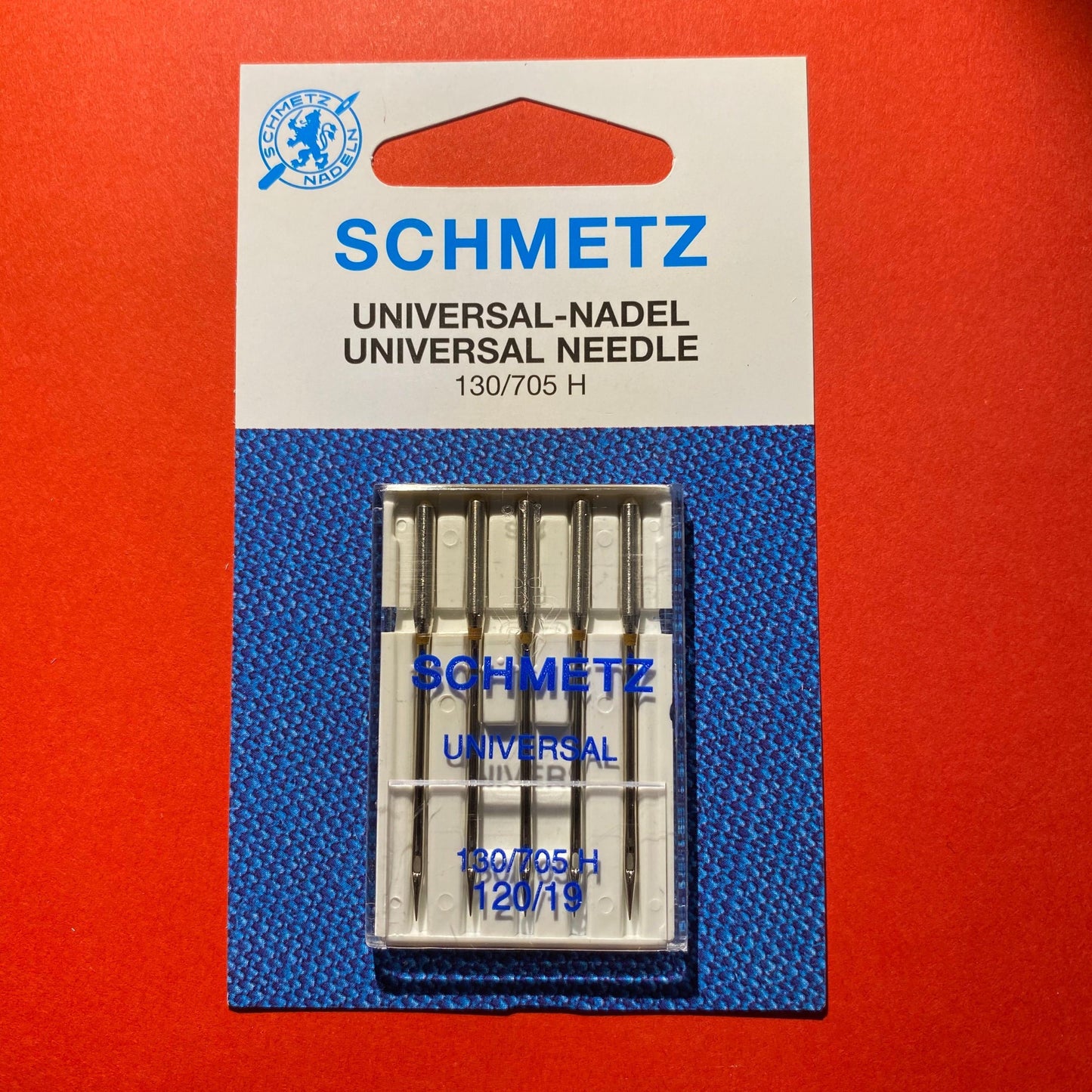 Schmetz Universal Needles 130/705 H 120/19 Heavy-weight - 5 pack