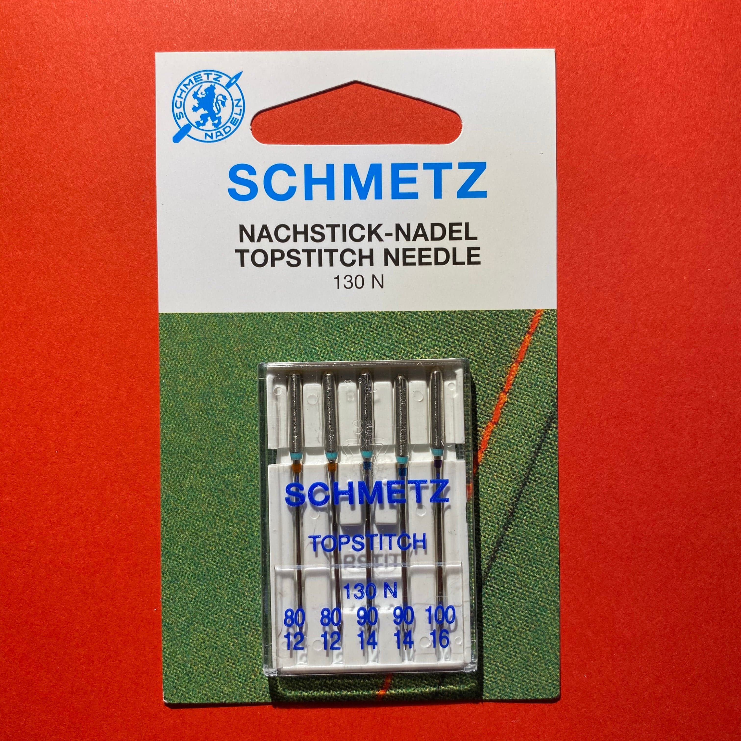 Schmetz Topstitch Needles 130 N Assorted 80 to 100 - 5 pack