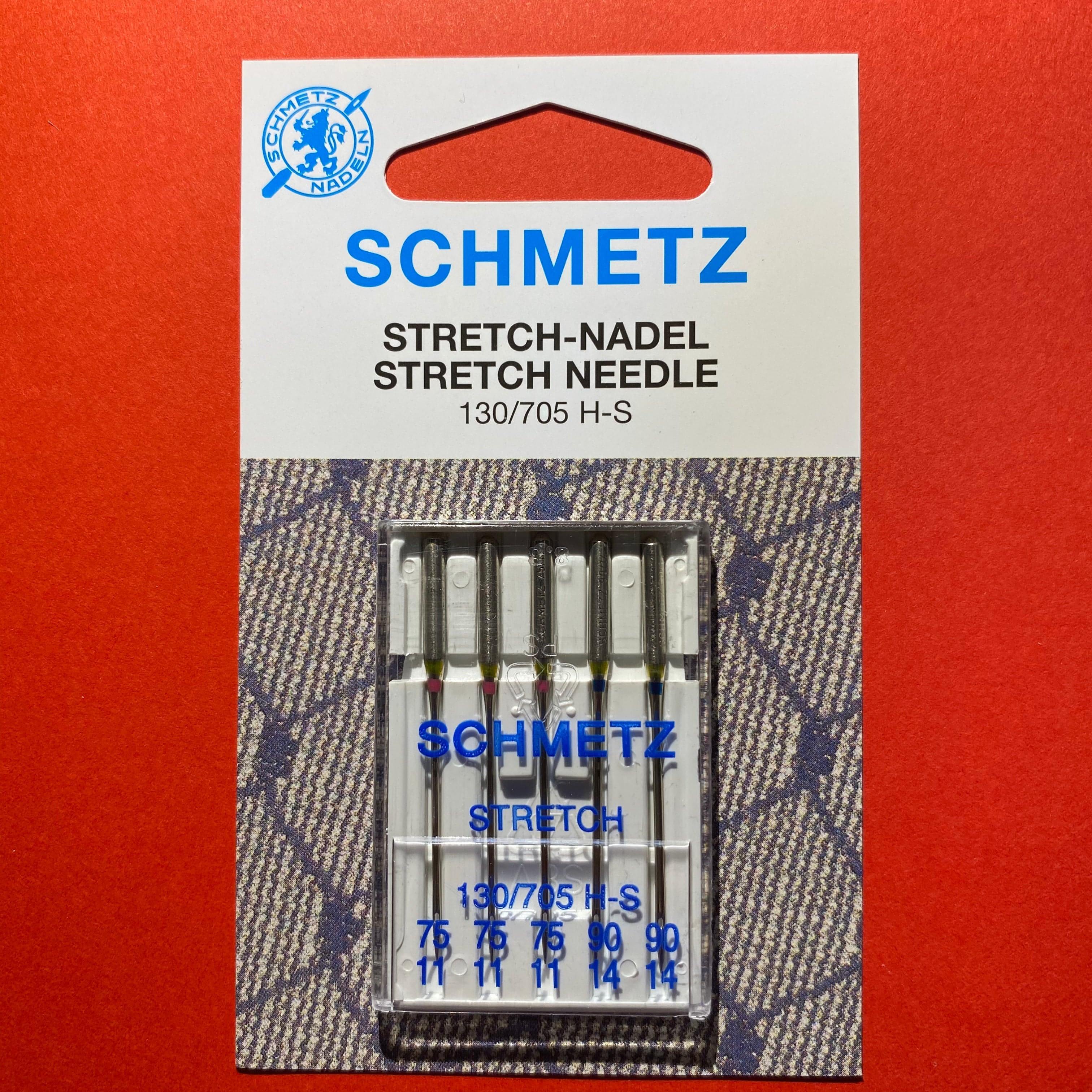 Schmetz Stretch Needles 130/705 H-S 75/11 and 90/14 - 5 pack