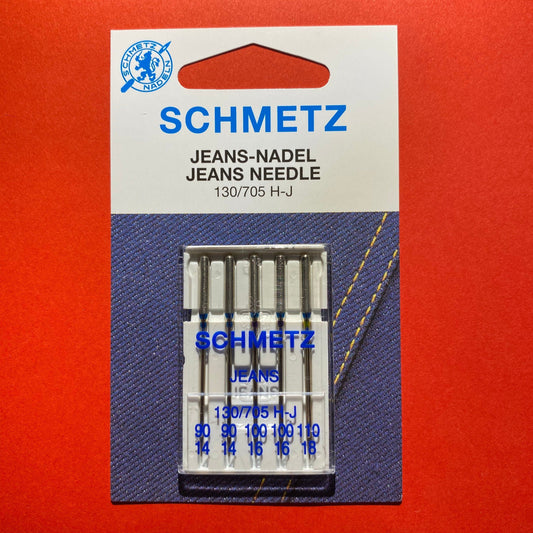 Schmetz Jeans Needles 130/705 H-J Assorted 90 to 110 - 5 pack