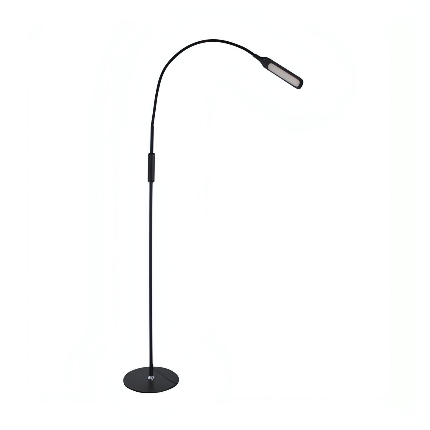 Native Lighting - Lumina Floor Lamp (Black - flexible goose neck LED light with 5 level lighting and 3 colour settings)