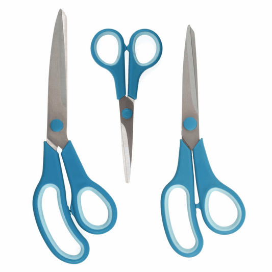 3 x Sewing Scissor Gift Set (Soft Grip)