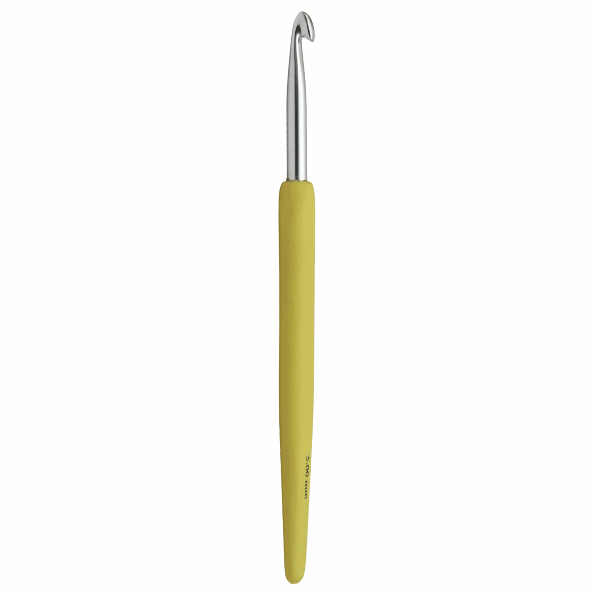 KnitPro 'Waves' Aluminium Crochet Hook - 15cm x 5mm (Yellow)