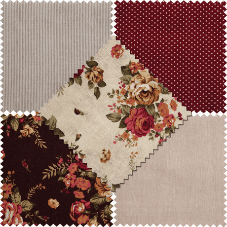 Fat Quarter Pack - Cotton Linen - Natural (5 Pieces)