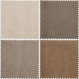 Fat Quarter Pack - Cotton Linen - Natural (4 Pieces)