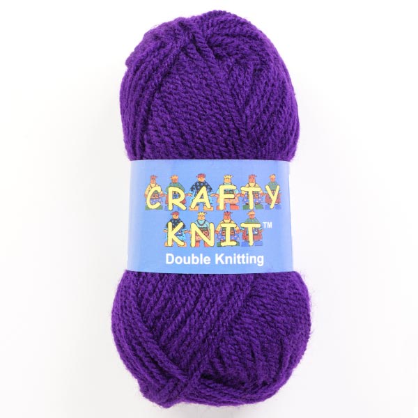 Essential Knitting Yarn - Violet (Shade 424)