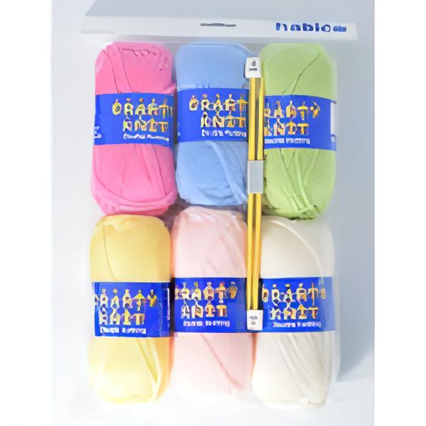 Essential Knitting Yarn - Pastel (6 pack)