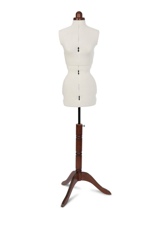 Adjustoform * made in the UK *Lady Valet Dress Form (Ecru) available in 4 sizes with 12 adjusters