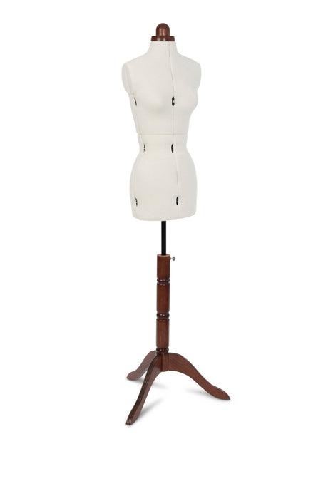 Adjustoform * made in the UK * Lady Valet Dress Form (Ecru) 12 adjusters - Medium, new reboxed