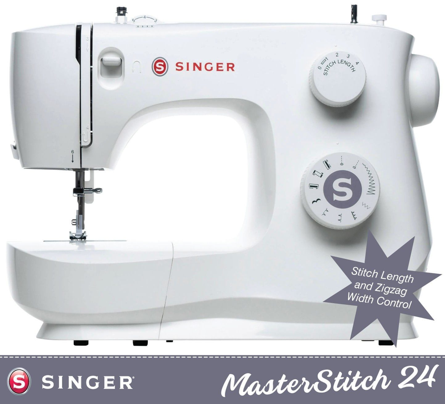 Singer M2405 Sewing Machine - Ideal machine for beginner to intermediate sewists. Used in lots of schools and colleges.