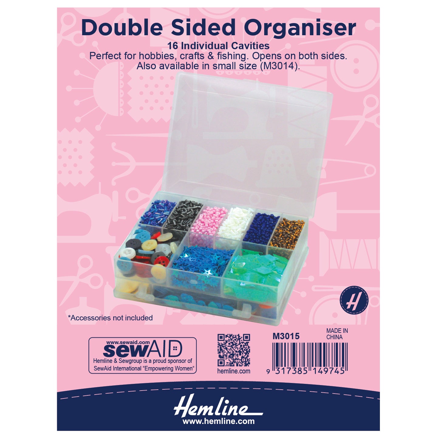 Double Sided Organiser - Large