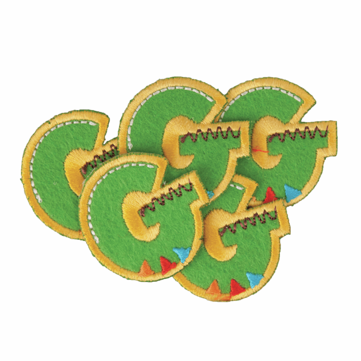 Iron-On/Sew On Alphabet Motif Patch -  Letter G