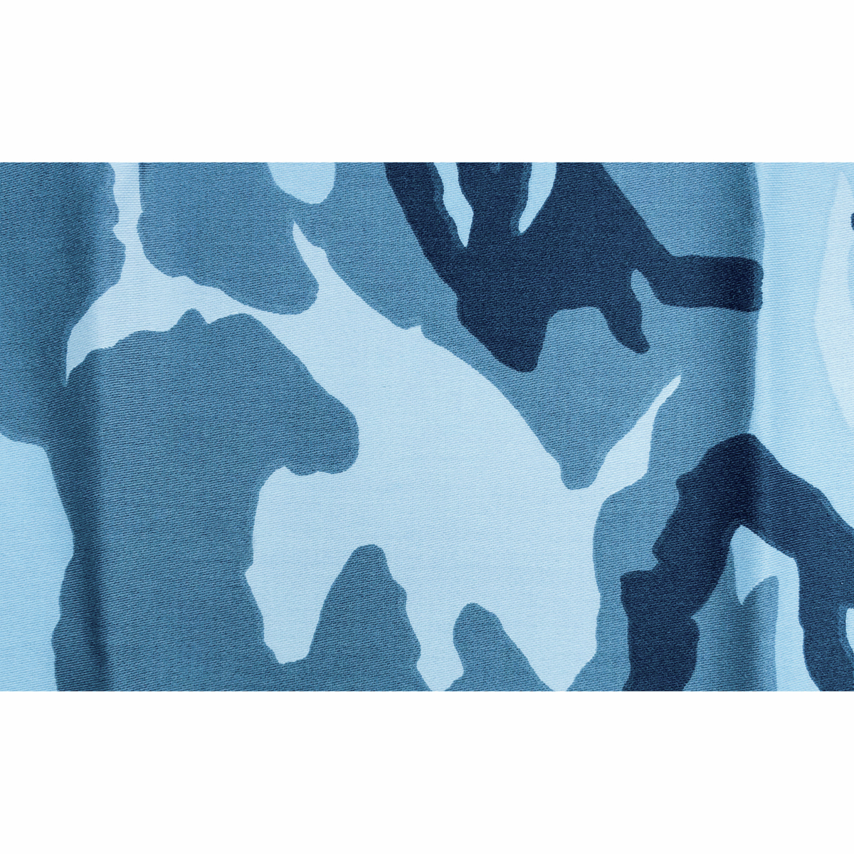 Marbet Blue Camouflage Iron-on Mending Fabric - 40 x 15cm
