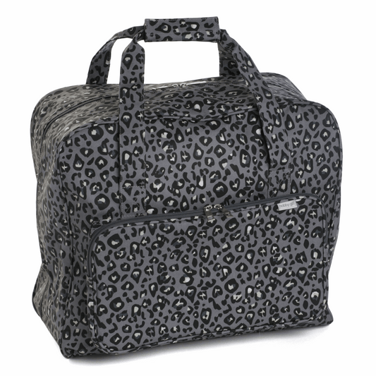 Special Buy Bag Offer - Leopard Sewing Machine Bag - Grey (Matt PVC)