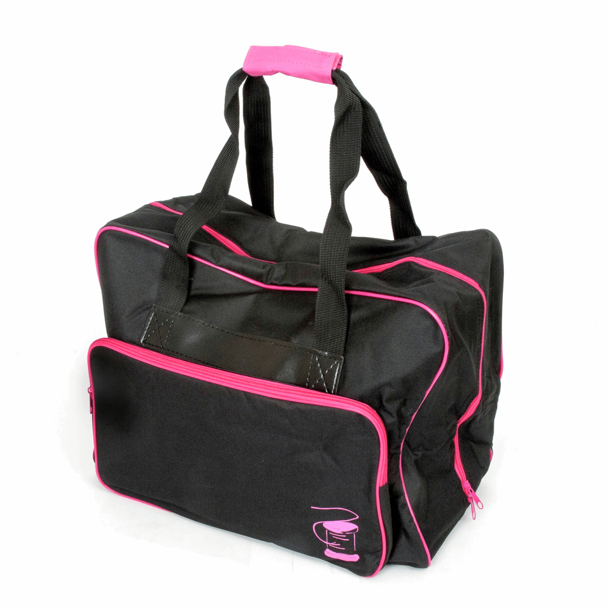Black and Pink Sewing Machine Bag