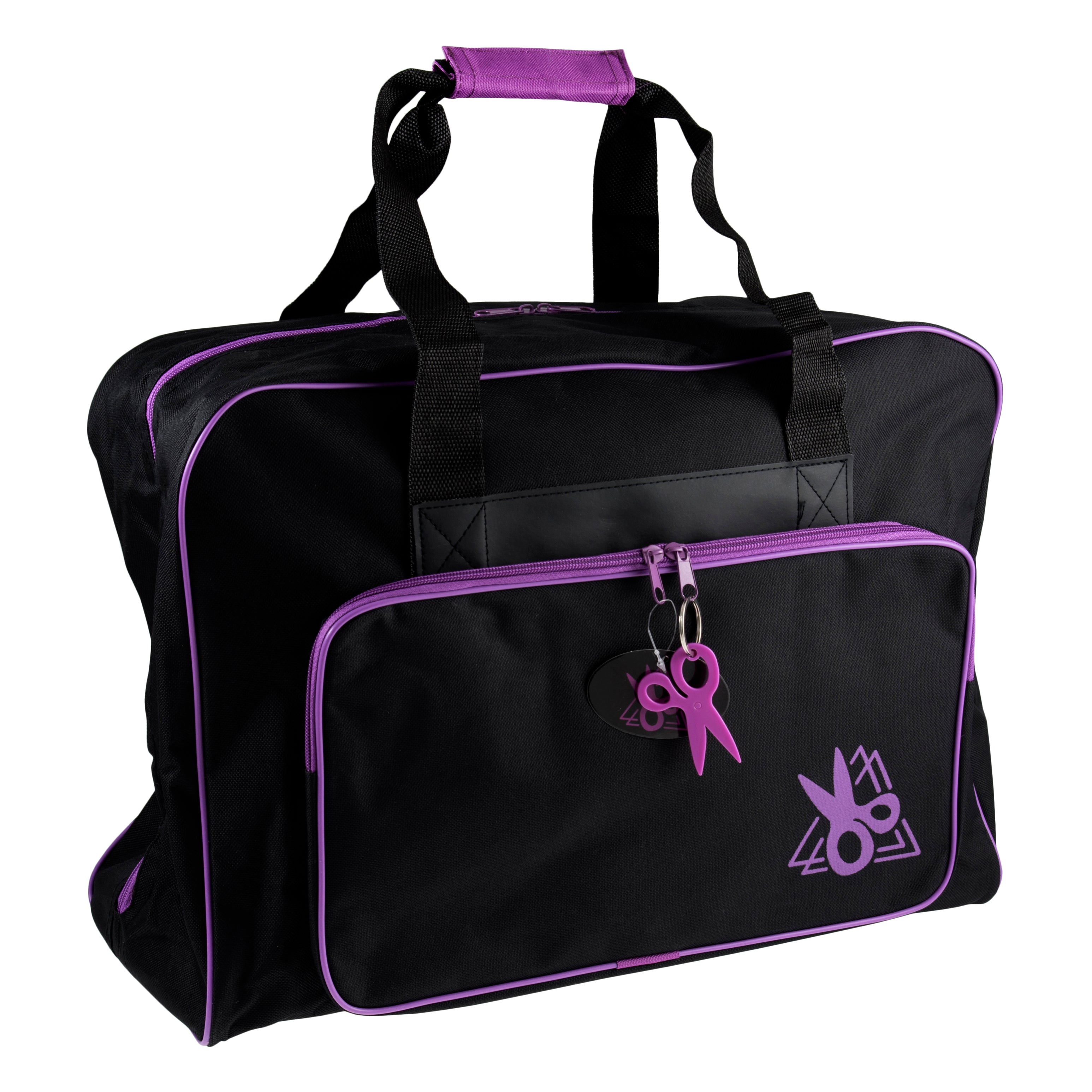 Sewing Machine Bag, Black and Purple