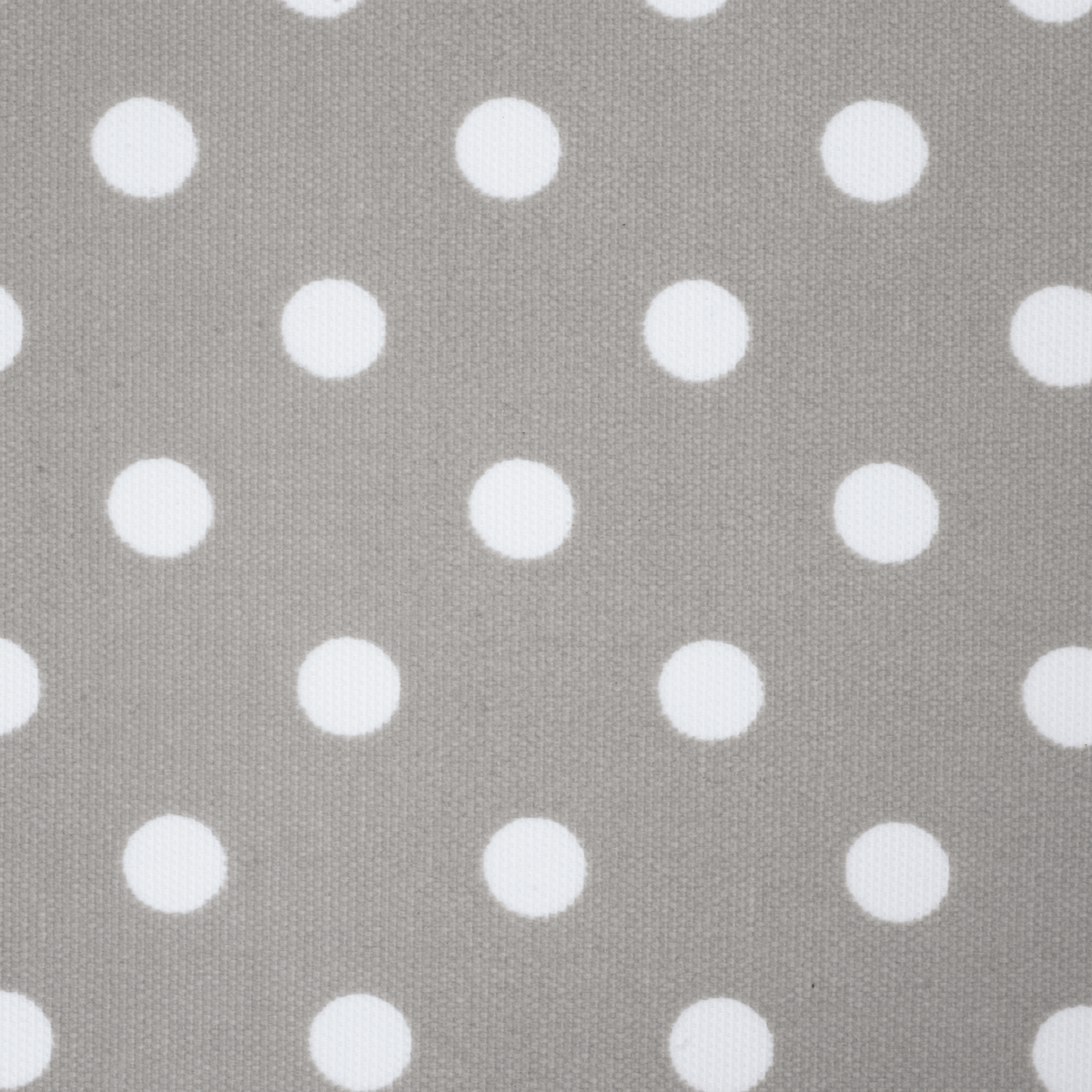 Knitting Bag - Grey Linen Polka Dot