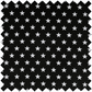 Knitting Bag - Black Star (Matt PVC)