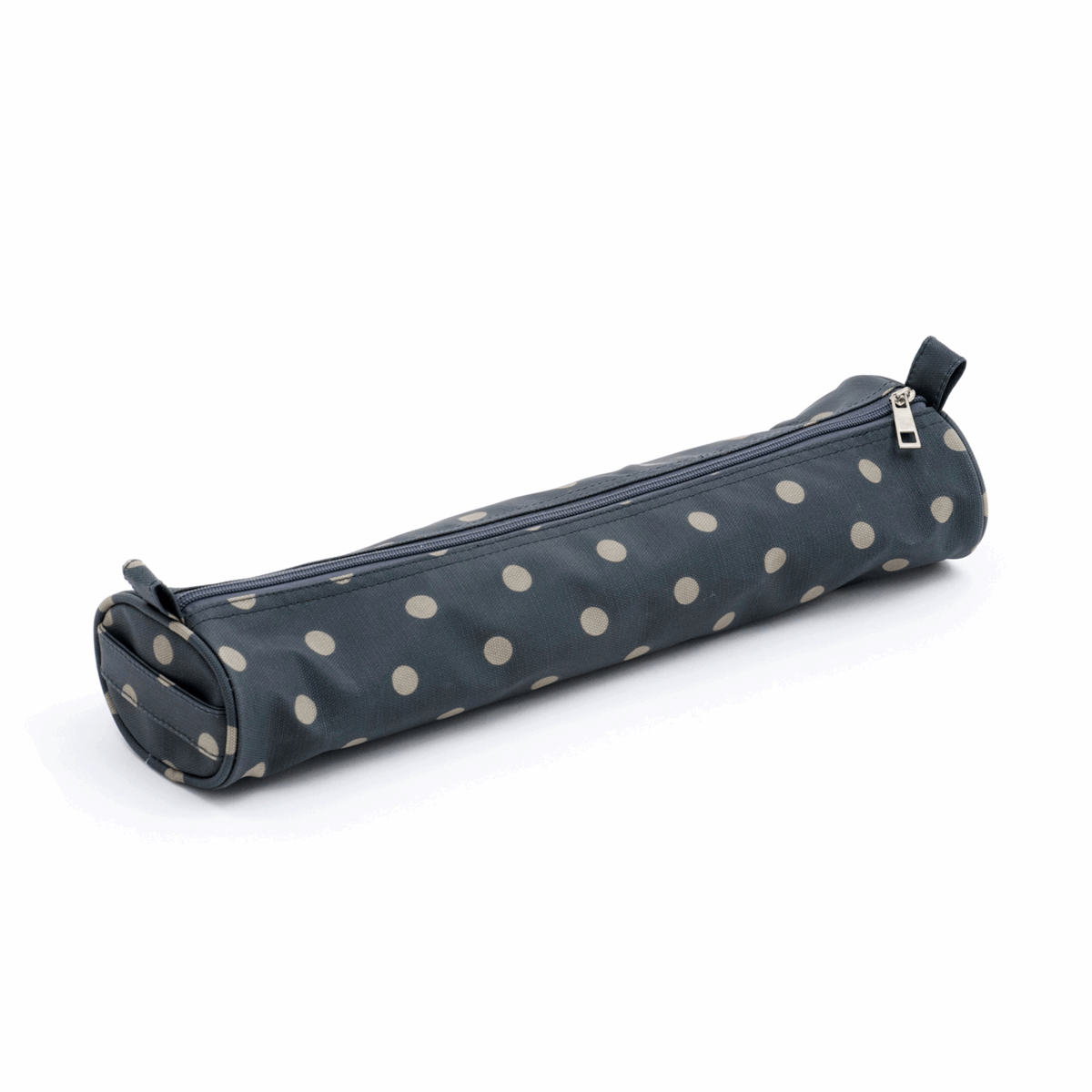 Soft Knitting Bag with Pin Case - Charcoal Matt PVC