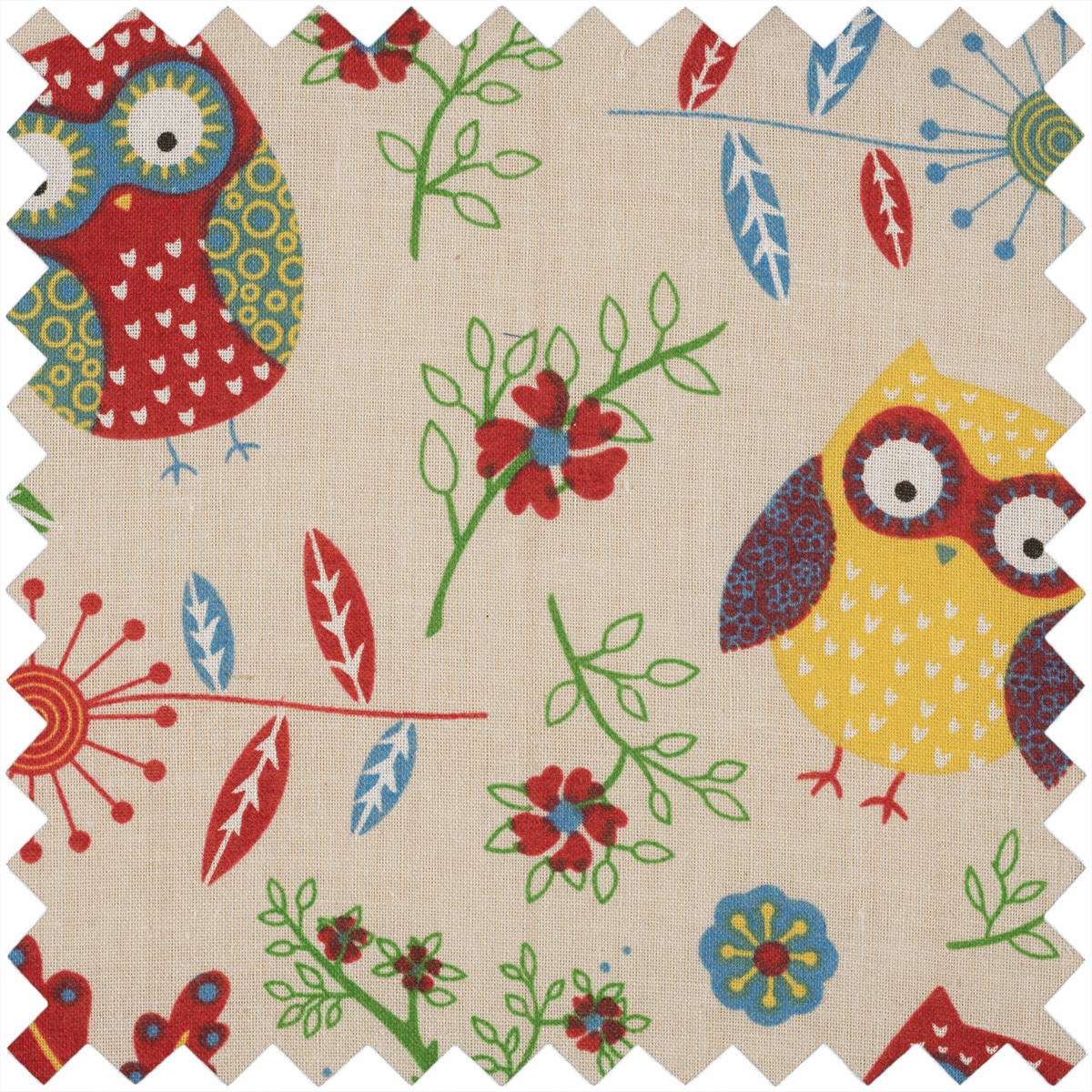 Soft Knitting Bag with Pin Case - Owl