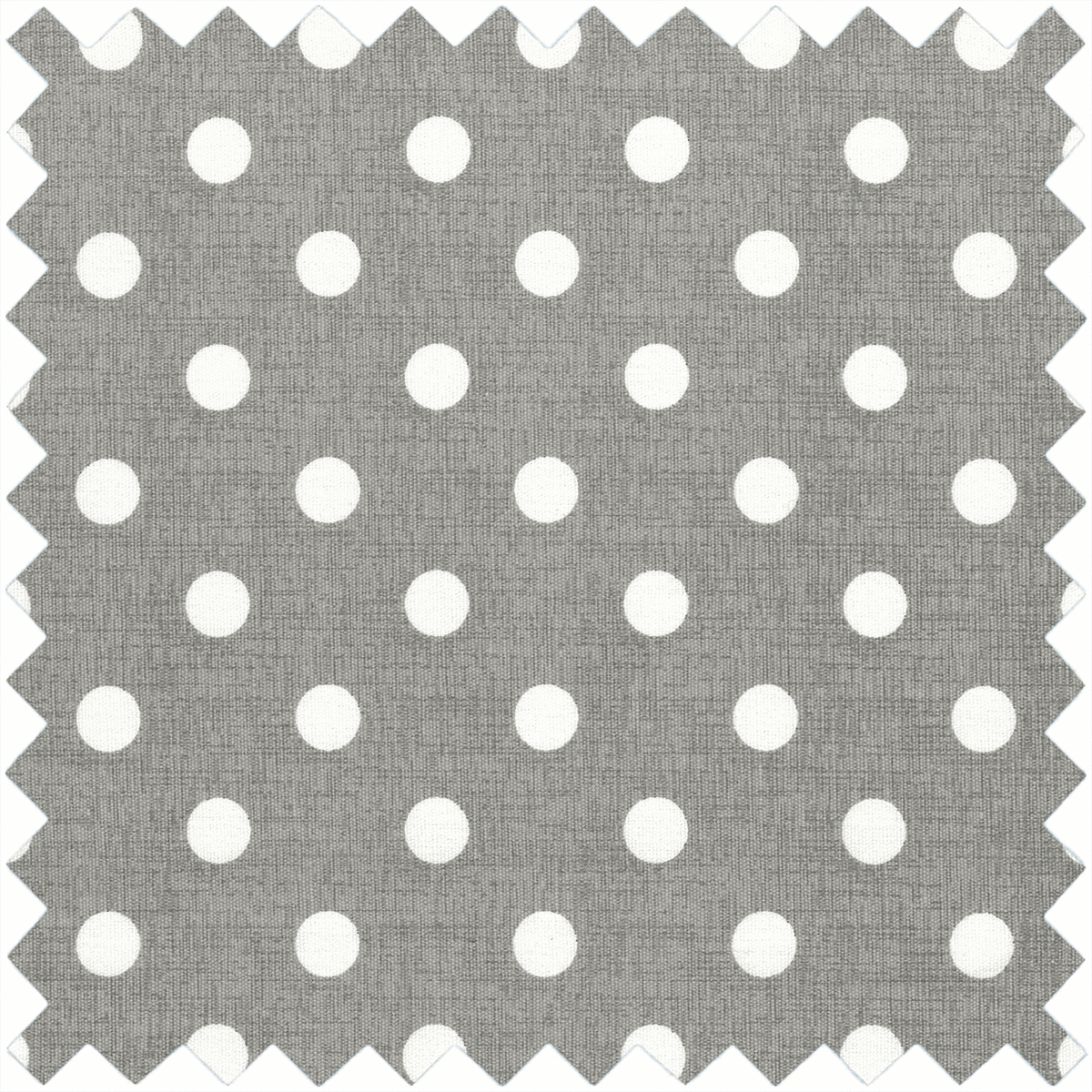 Filled Knitting Pin Roll - Grey Linen Polka Dot