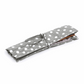 Filled Knitting Pin Roll - Grey Linen Polka Dot