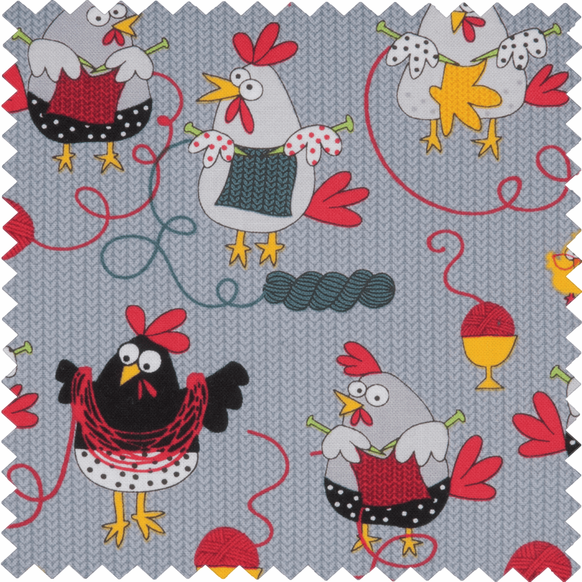 Filled Knitting Pin Roll - Chicken Stitch